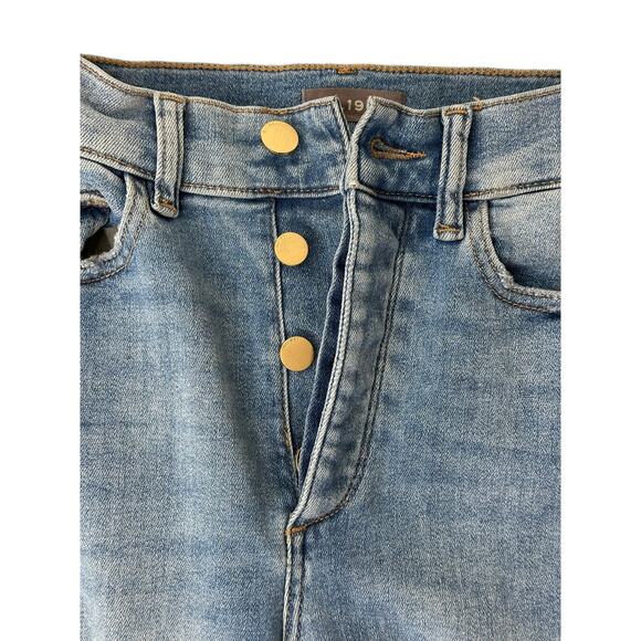 DL1961 Mara Ankle High Rise Instasculpt Slim Straight Jean | Size 23 | Crosswall - Picture 9 of 16